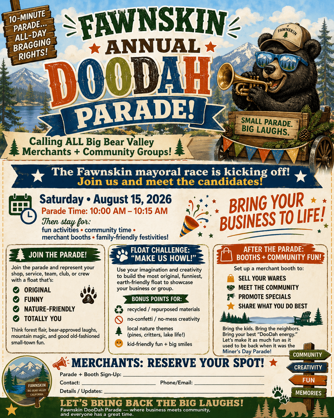Doodah Parade Flyer